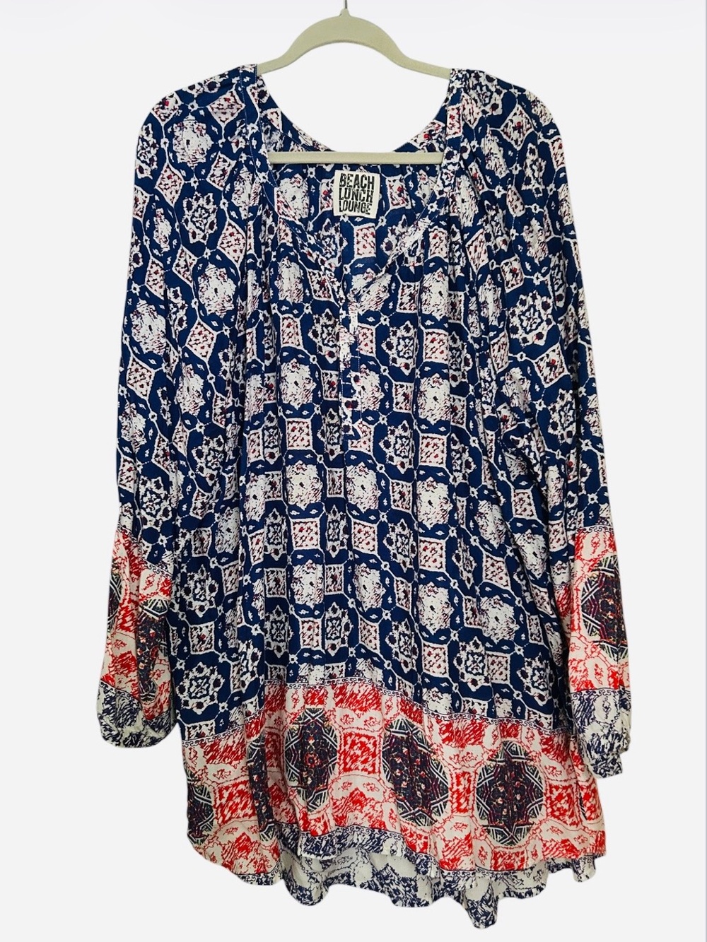 BeachLunchLounge Women’s Boho Print Tunic Top 2X (20-22)